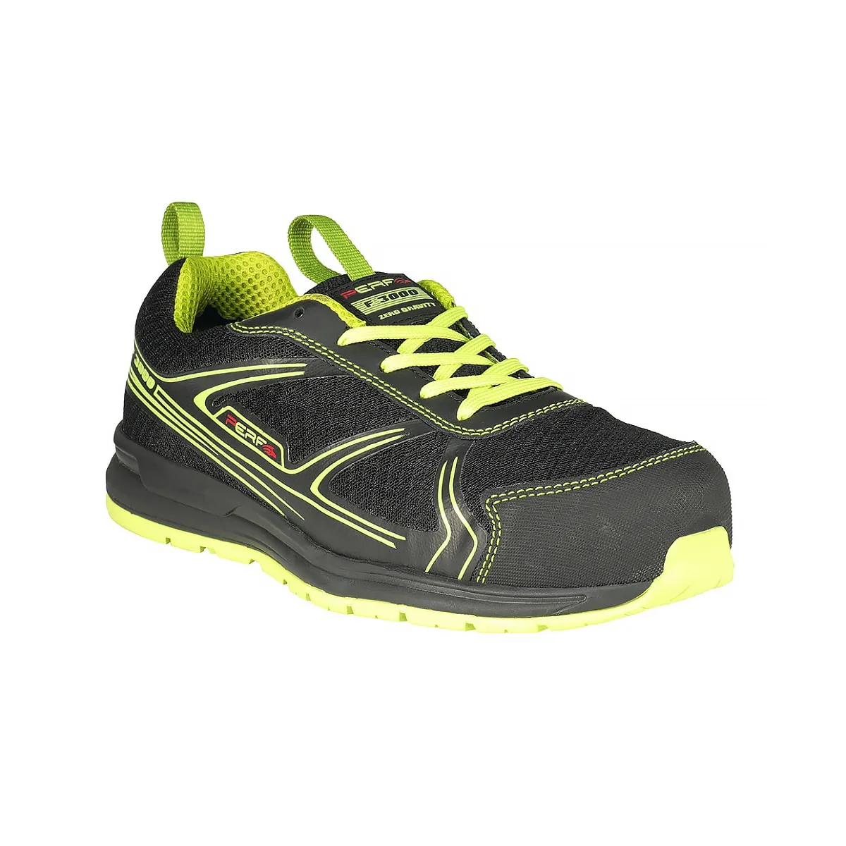 Perf Gravity Zero Lightweight Safety Trainer — Black/Green